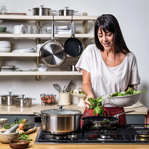 KitchenAid Stainless Steel Koekenpannenset 20 + 24 + 28 Cm 10 KitchenAid Stainless Steel Koekenpannenset 20 + 24 + 28 Cm - Afbeelding 8