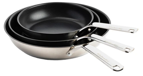 KitchenAid Stainless Steel Koekenpannenset 20 + 24 + 28 Cm 3 KitchenAid Stainless Steel Koekenpannenset 20 + 24 + 28 Cm