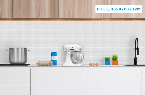 KitchenAid Classic Mixer 5K45SSEWH Wit 5 KitchenAid Classic Mixer 5K45SSEWH Wit - Afbeelding 3