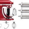KitchenAid Artisan Mixer 5KSM125 Keizerrood + Pastaroller En -snijderset (3-delig) -Kitchenaid 1994441