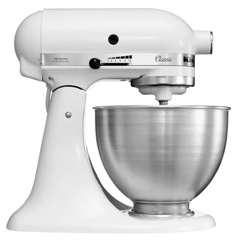 KitchenAid Classic Mixer 5K45SSEWH Wit 4 KitchenAid Classic Mixer 5K45SSEWH Wit - Afbeelding 2
