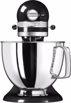 KitchenAid Artisan Mixer 5KSM125 Onyx Zwart + Pastaroller En -snijderset (3-delig) -Kitchenaid 564208