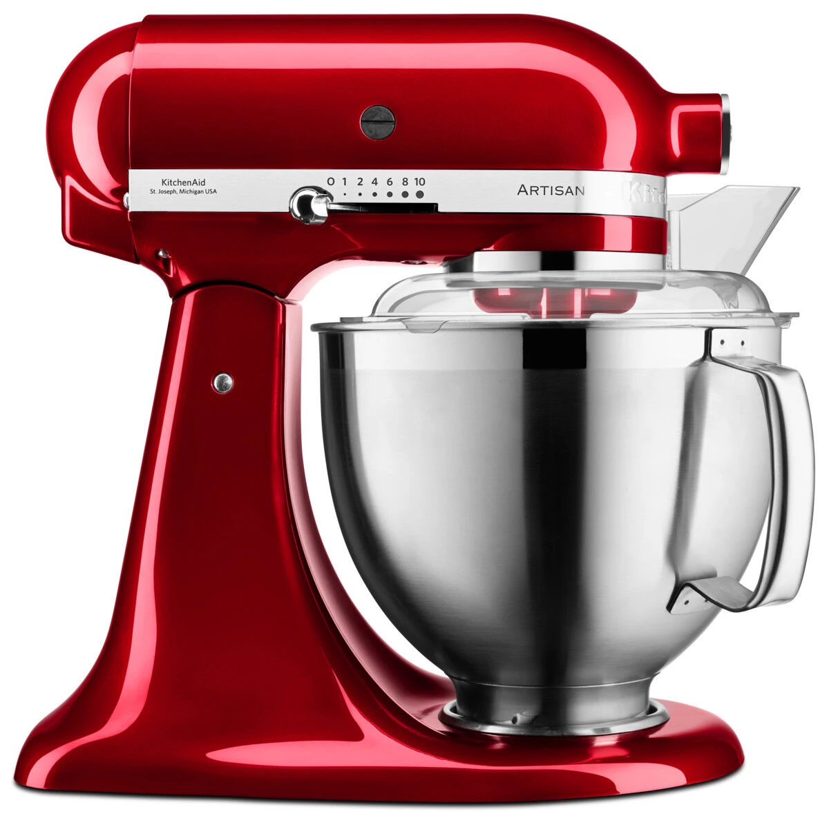 KitchenAid Artisan KSM185 Standmixer 4,8 Liter Appelrood 3 KitchenAid Artisan KSM185 Standmixer 4,8 Liter Appelrood