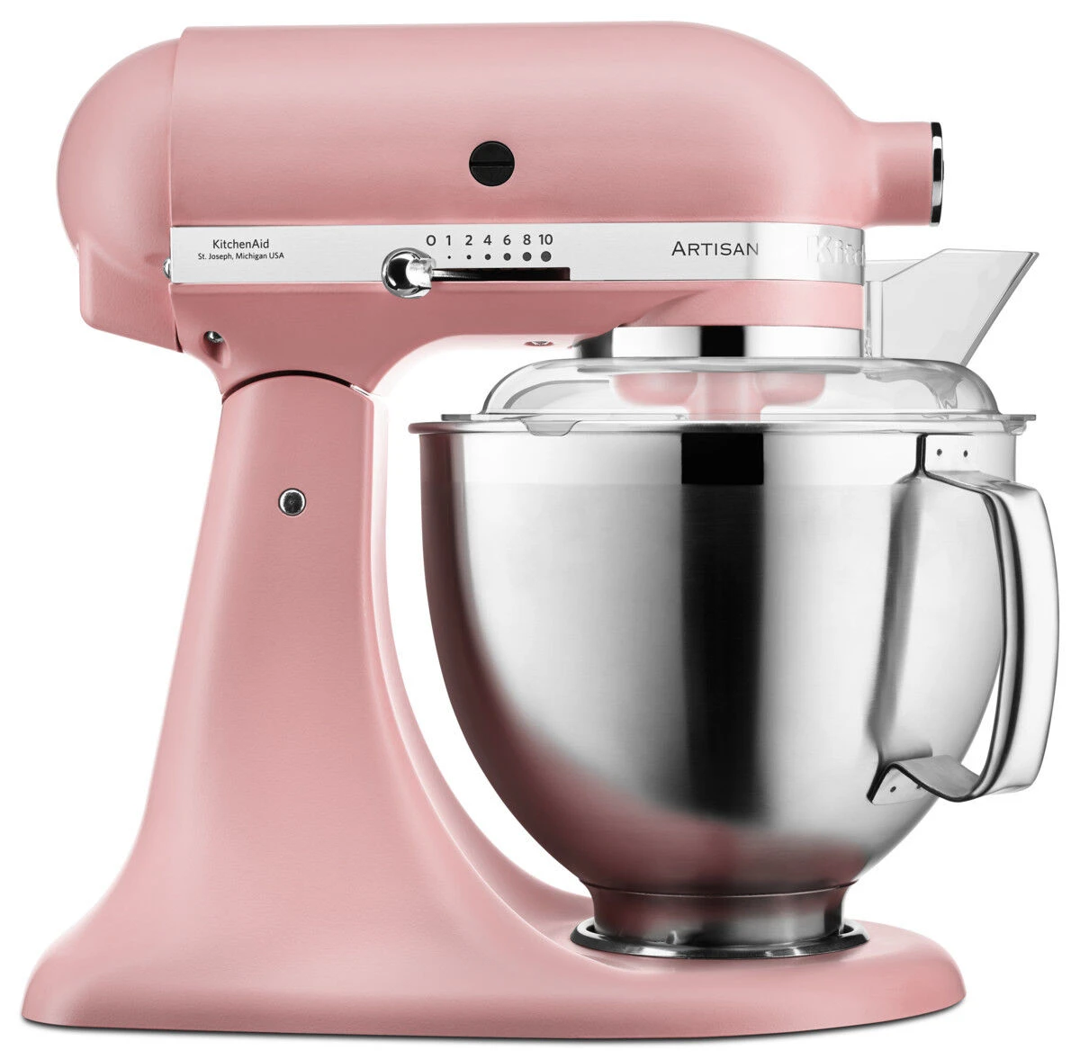 KitchenAid Artisan KSM185 Standmixer 4,8 Liter Poederdoos Roze 3 KitchenAid Artisan KSM185 Standmixer 4,8 Liter Poederdoos Roze