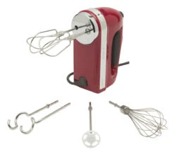 KitchenAid Handmixer Met Accessoires Kunststof Rood 8-delig