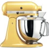 KitchenAid Keukenmachine Artisan - Kantelbare Kop - Pastel Geel - 4.8 Liter - 5KSM175PSEMY -Kitchenaid 859701501050
