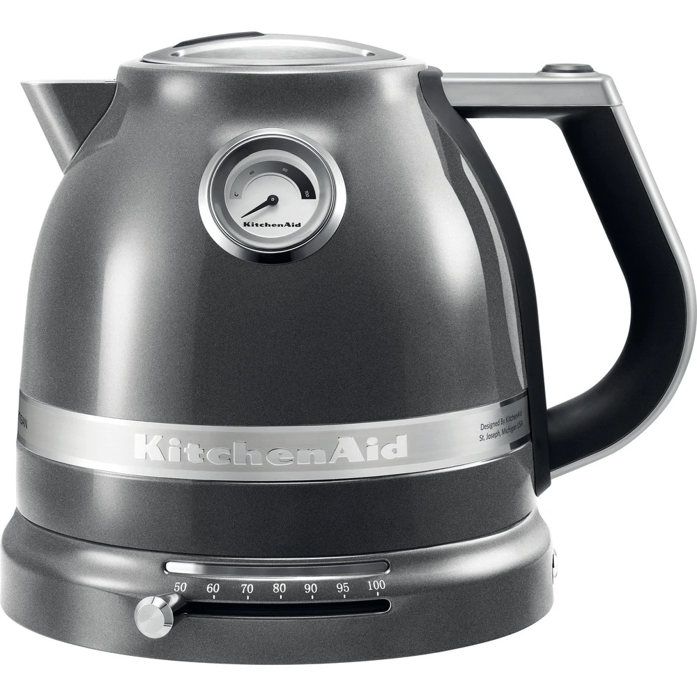 KitchenAid Waterkoker Artisan - Temperatuurregeling - Tingrijs - 1.5 Liter - 5KEK1522EMS 3 KitchenAid Waterkoker Artisan - Temperatuurregeling - Tingrijs - 1.5 Liter - 5KEK1522EMS