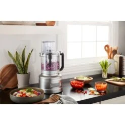 KitchenAid 13-Cup Food Processor With Work Bowl In Contour Silver -Kitchenaid KitchenAid 13 Cup Food Processor with Work Bowl in Contour Silver 12