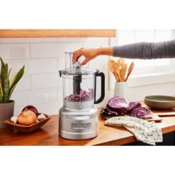 KitchenAid 13-Cup Food Processor With Work Bowl In Contour Silver -Kitchenaid KitchenAid 13 Cup Food Processor with Work Bowl in Contour Silver 13