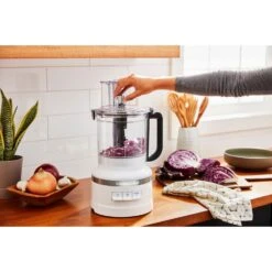 KitchenAid 13-Cup Food Processor With Work Bowl In White
