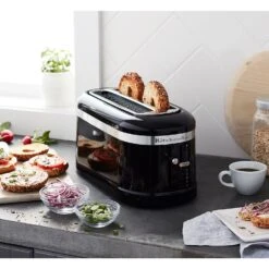 KitchenAid 4-Slice Long Slot Toaster With High-Lift Lever In Onyx Black -Kitchenaid KitchenAid 4 Slice Long Slot Toaster with High Lift Lever in Onyx Black 2