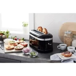 KitchenAid 4-Slice Long Slot Toaster With High-Lift Lever In Onyx Black