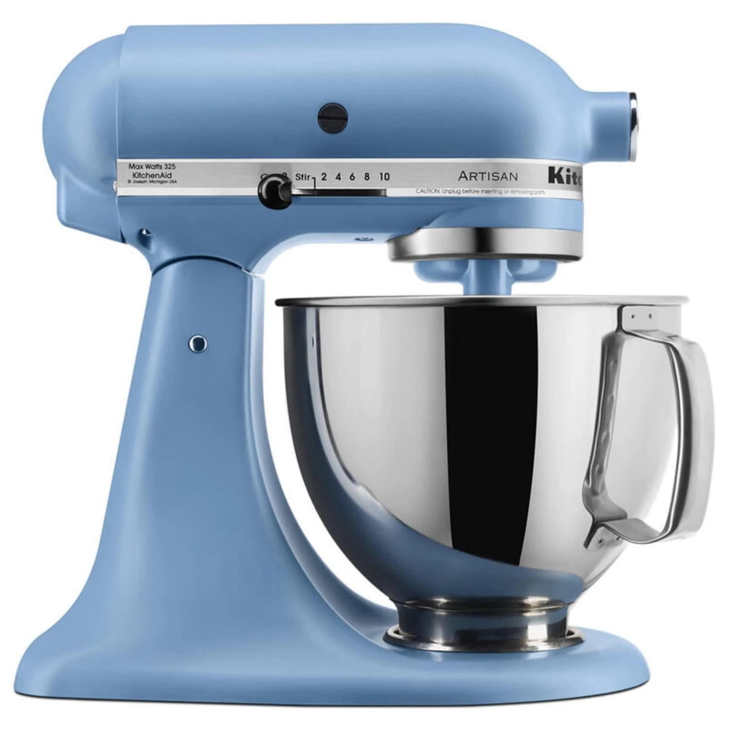 KitchenAid Artisan Series 5-QT. Tilt-Head Stand Mixer, Blue Velvet 3 KitchenAid Artisan Series 5-QT. Tilt-Head Stand Mixer, Blue Velvet - Afbeelding 2