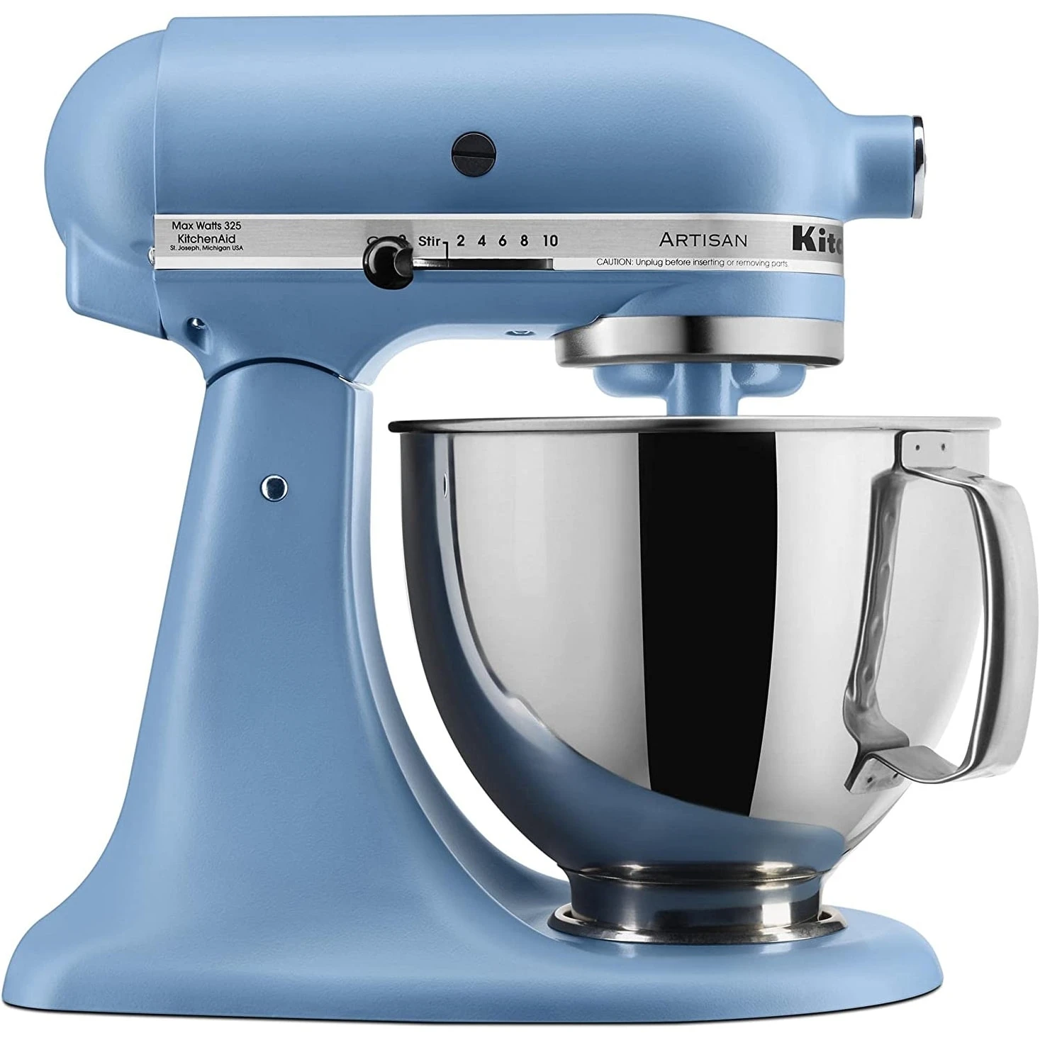 KitchenAid Artisan Series 5-QT. Tilt-Head Stand Mixer, Blue Velvet 6 KitchenAid Artisan Series 5-QT. Tilt-Head Stand Mixer, Blue Velvet - Afbeelding 5