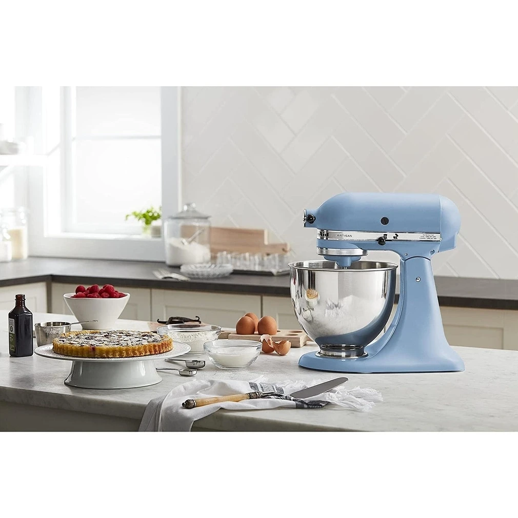 KitchenAid Artisan Series 5-QT. Tilt-Head Stand Mixer, Blue Velvet 2 KitchenAid Artisan Series 5-QT. Tilt-Head Stand Mixer, Blue Velvet