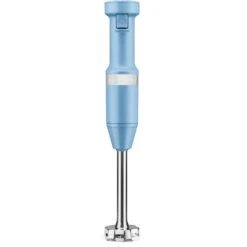 KitchenAid Corded Variable-Speed Immersion Blender In Blue Velvet With Blending Jar -Kitchenaid KitchenAid Corded Variable Speed Immersion Blender in Blue Velvet with Blending Jar 1