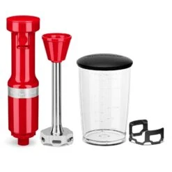 KitchenAid Corded Variable-Speed Immersion Blender In Passion Red With Blending Jar 9 KitchenAid Corded Variable-Speed Immersion Blender In Passion Red With Blending Jar -Kitchenaid KitchenAid Corded Variable Speed Immersion Blender in Passion Red with Blending Jar 2