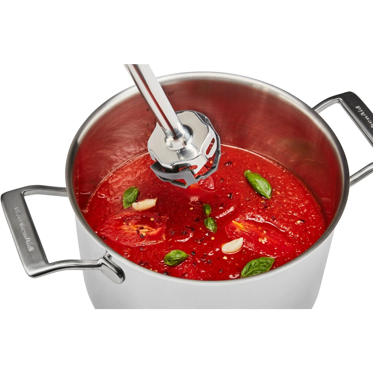 KitchenAid Corded Variable-Speed Immersion Blender In Passion Red With Blending Jar 3 KitchenAid Corded Variable-Speed Immersion Blender In Passion Red With Blending Jar