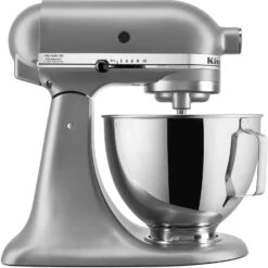 KitchenAid Deluxe 4.5-Quart Tilt-Head Stand Mixer In Silver -Kitchenaid KitchenAid Deluxe 4.5 Quart Tilt Head Stand Mixer in Silver 1