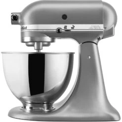 KitchenAid Deluxe 4.5-Quart Tilt-Head Stand Mixer In Silver -Kitchenaid KitchenAid Deluxe 4.5 Quart Tilt Head Stand Mixer in Silver 2