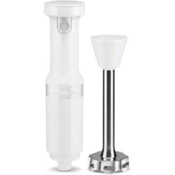 KitchenAid Cordless Hand Blender, 8 Inch, White